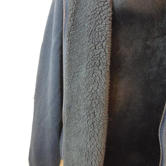 Original Weatherproof Vintage Thick Men's XL Full Zip Faux Fur Lined Jacket Warm - Picture 8 of 10